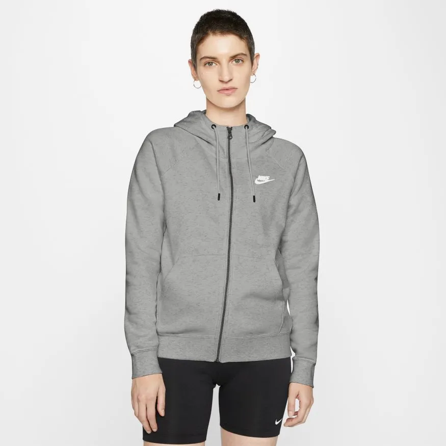 W NSW ESSENTIAL FULLZIP FLEECE HOODIE "GREY"