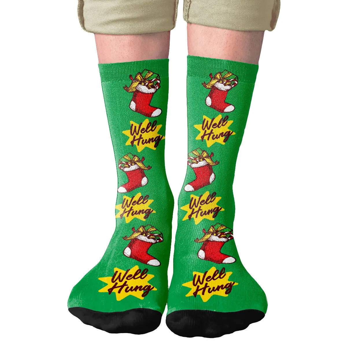 Well Hung Adult Crew Socks