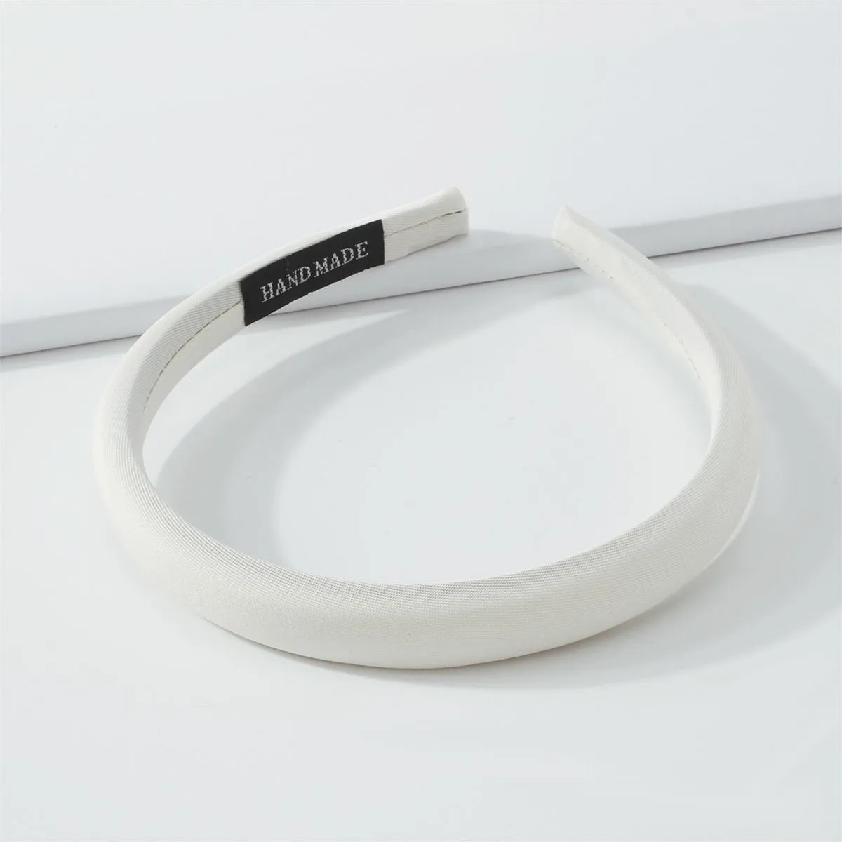 White Hard Headband