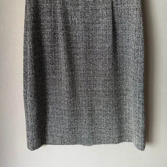 White House Black Market sz 8 Gray career sheath mini dress NWOT