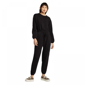 Wild Fable Women's Long Sleeve Round Neck Fleece Jumpsuit