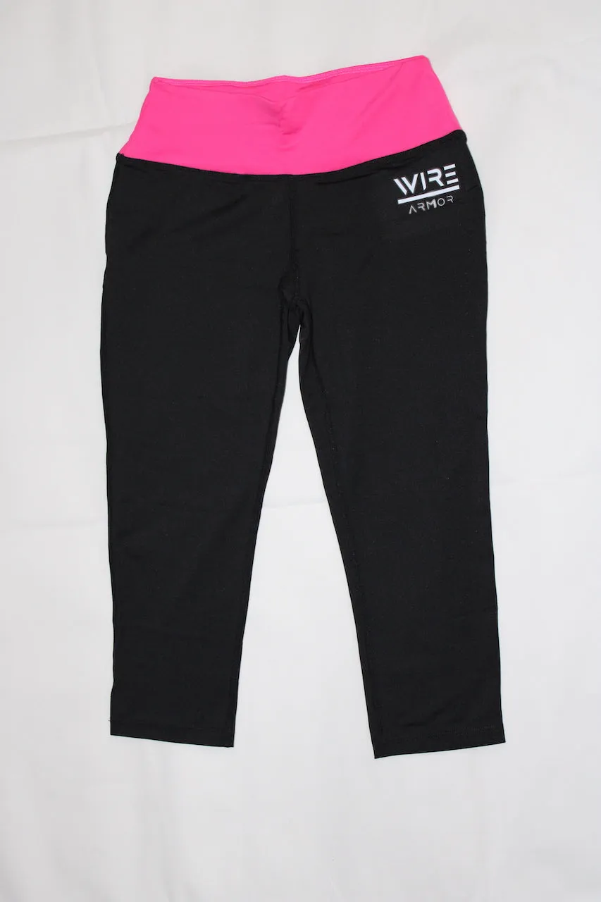 Wire Armor Capri Leggings