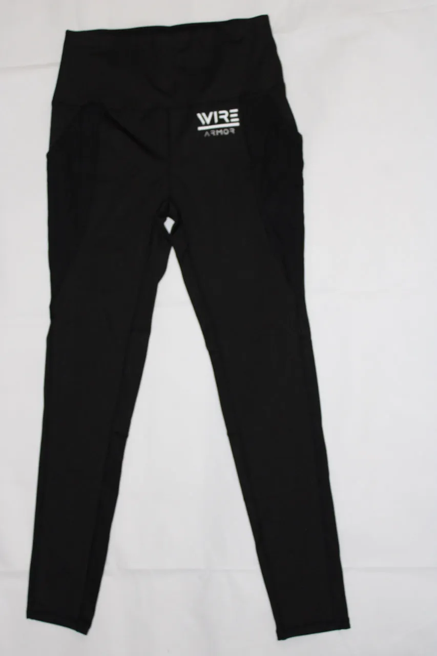 Wire Armor Leggings With Pockets