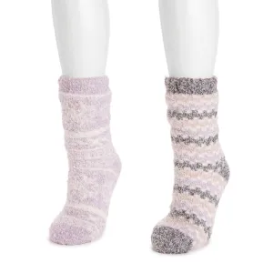 Women's 2 Pair Pack Cozy Sherpa Lined Cabin Sock