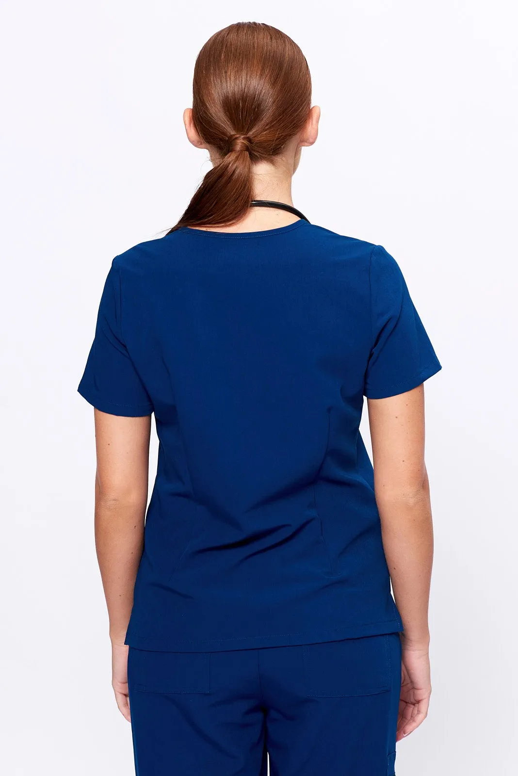 Women's 3-Pocket Scrub Top