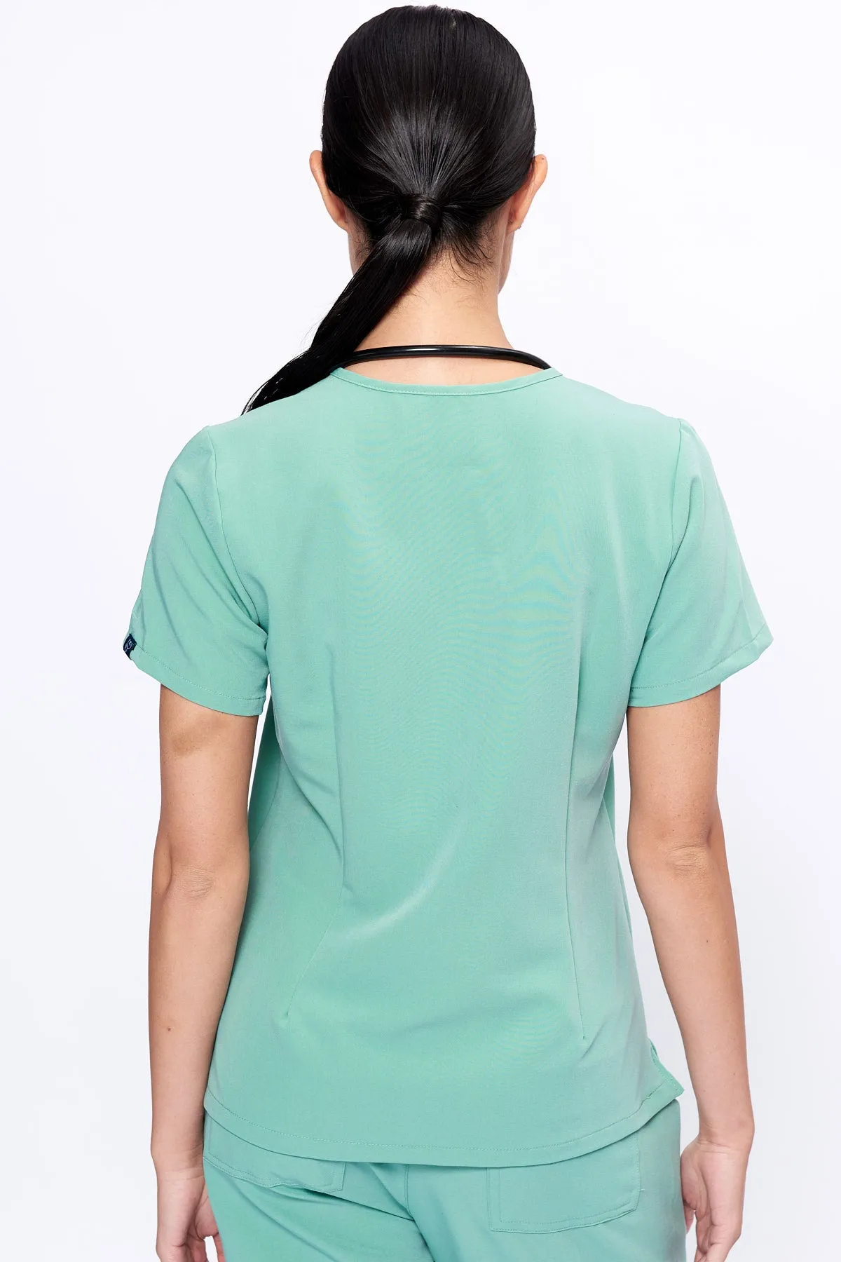 Women's 3-Pocket Scrub Top