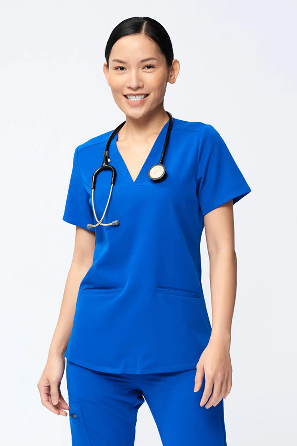 Women's 3-Pocket Scrub Top