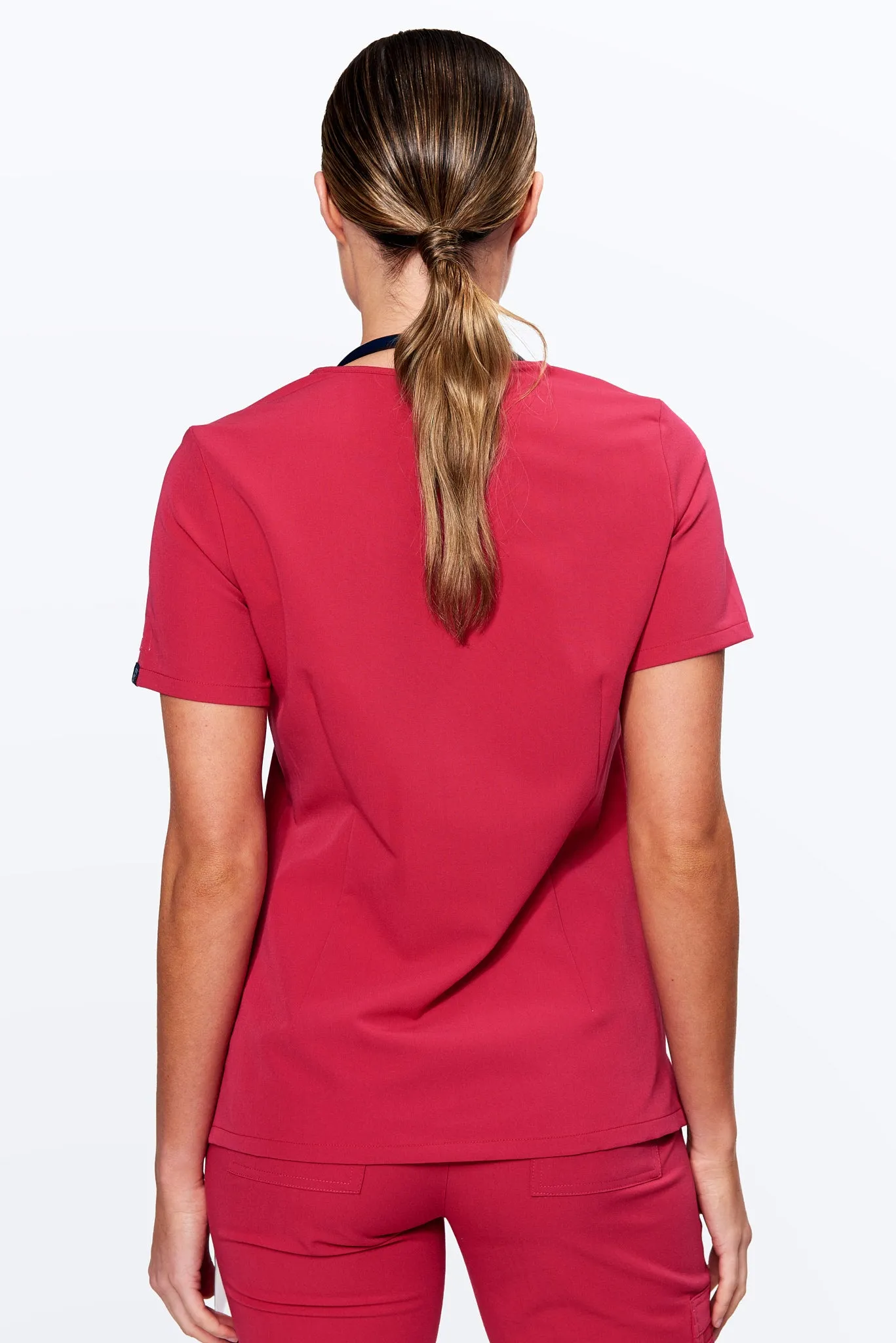 Women's 3-Pocket Scrub Top