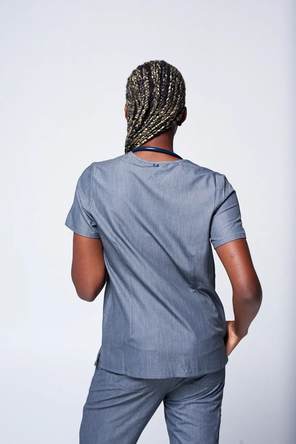 Women's 3-Pocket Scrub Top