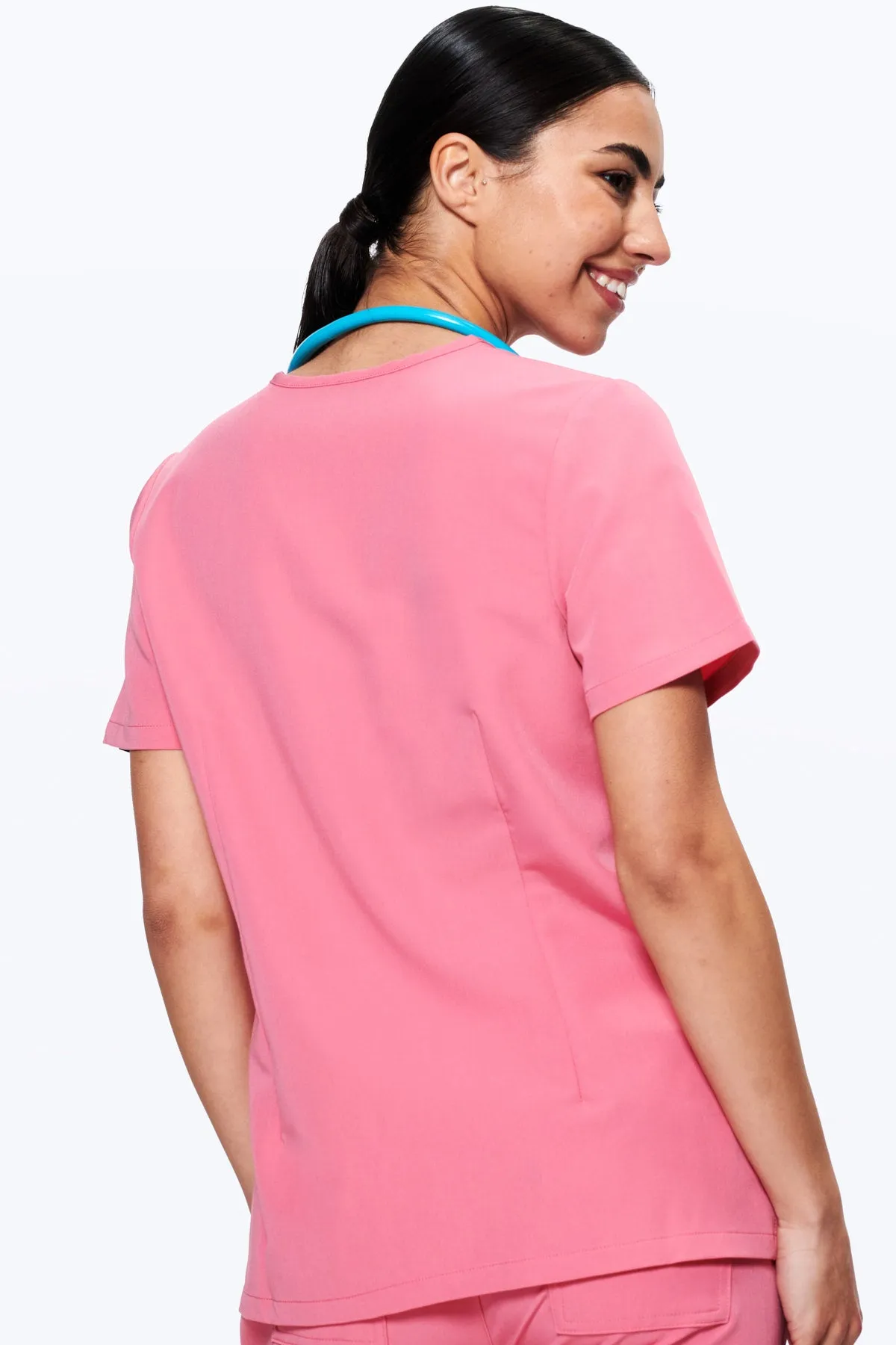 Women's 3-Pocket Scrub Top