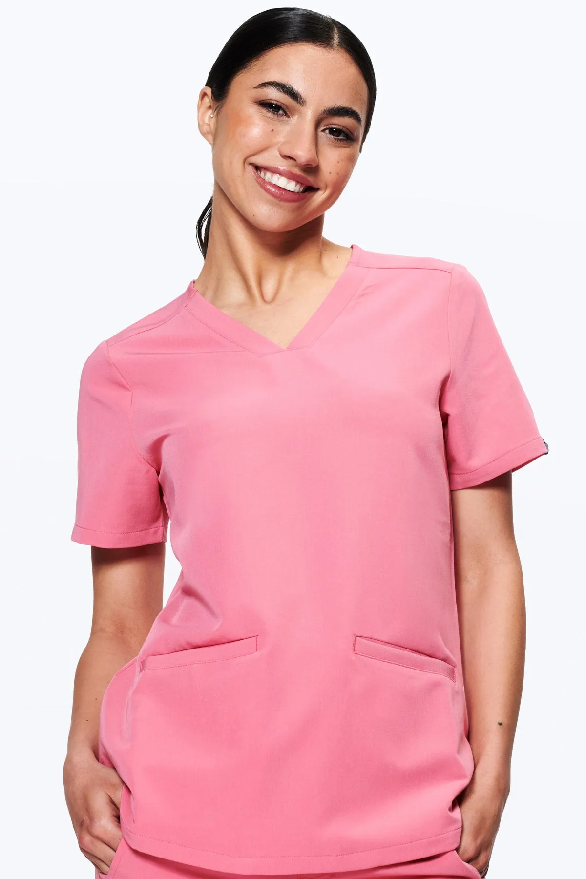 Women's 3-Pocket Scrub Top