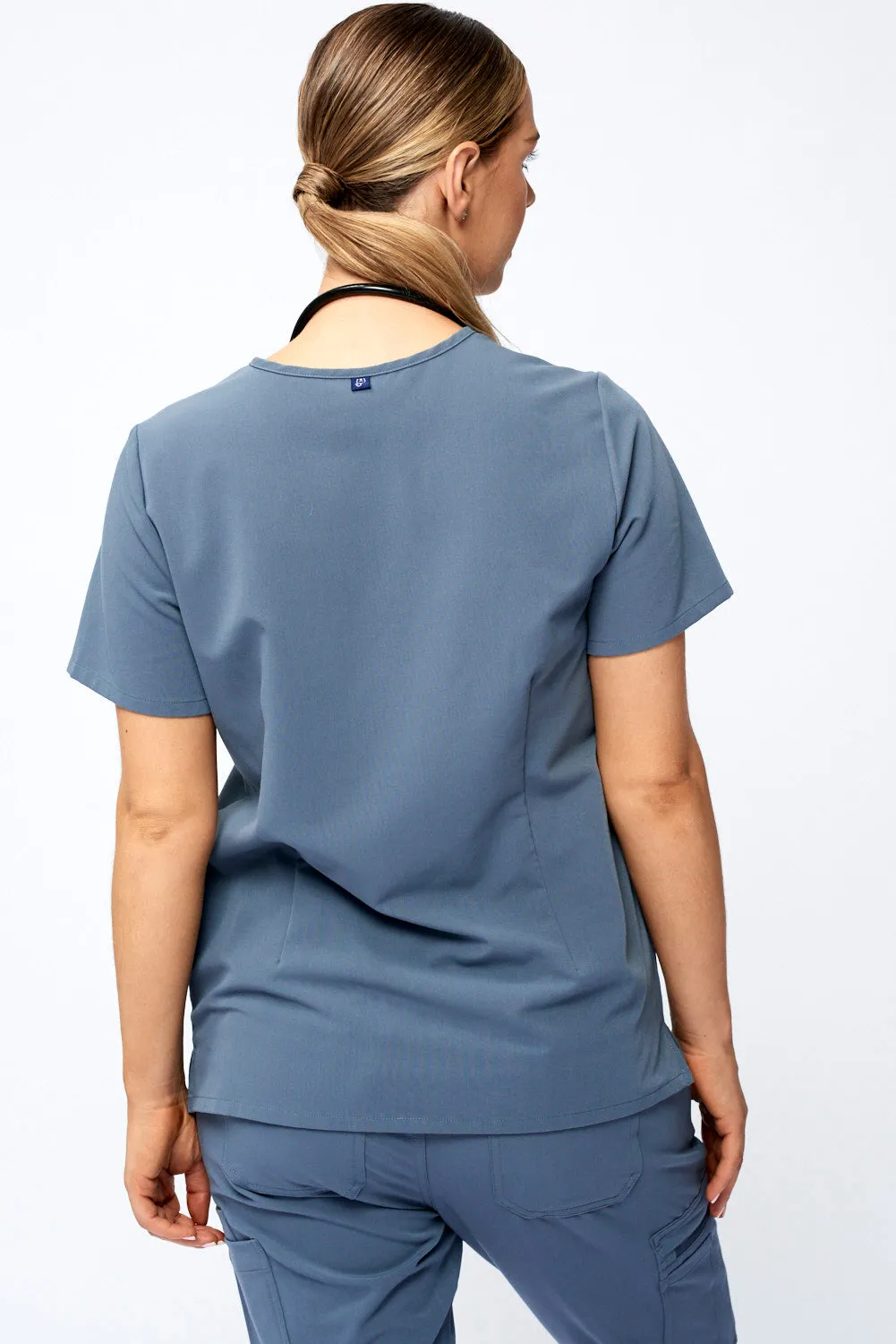 Women's 3-Pocket Scrub Top