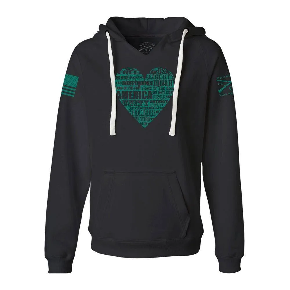 Women's American Poetry Hoodie