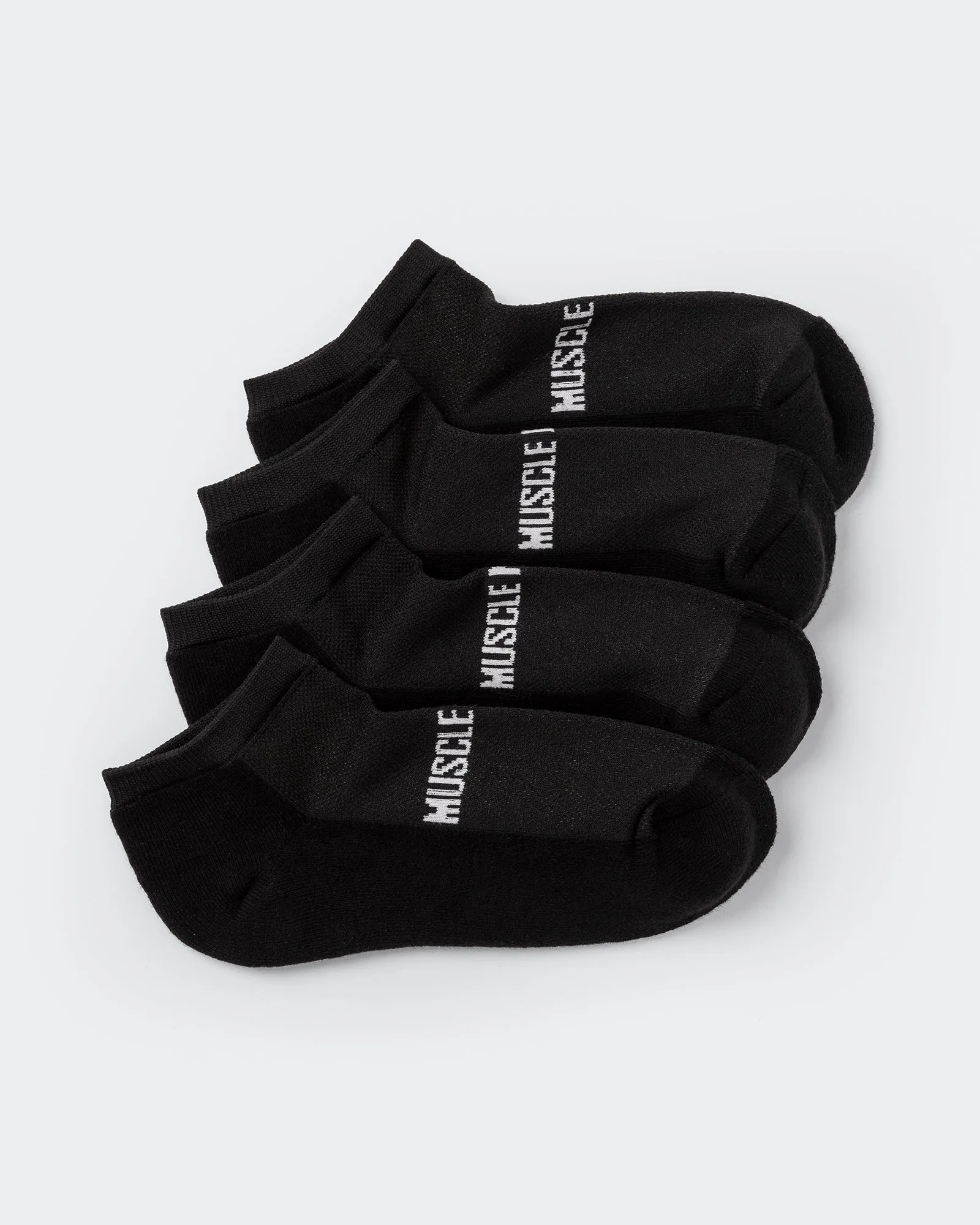 Womens Ankle Socks (x2 Pack) - Black