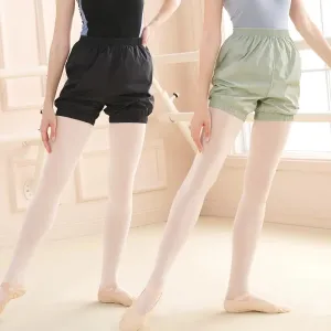 Women's Ballet Dance Shorts: Baggy Sport Sweat Pants for Adult Cycling Jogging