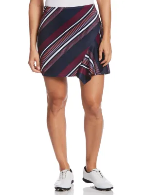 Womens Bias Stripe Skort