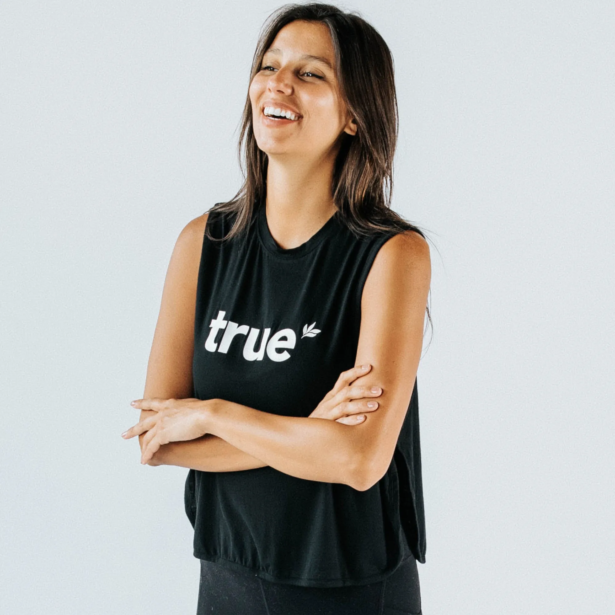 Women's Black Crop