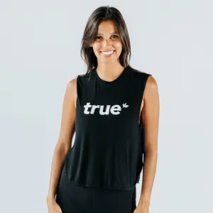 Women's Black Crop