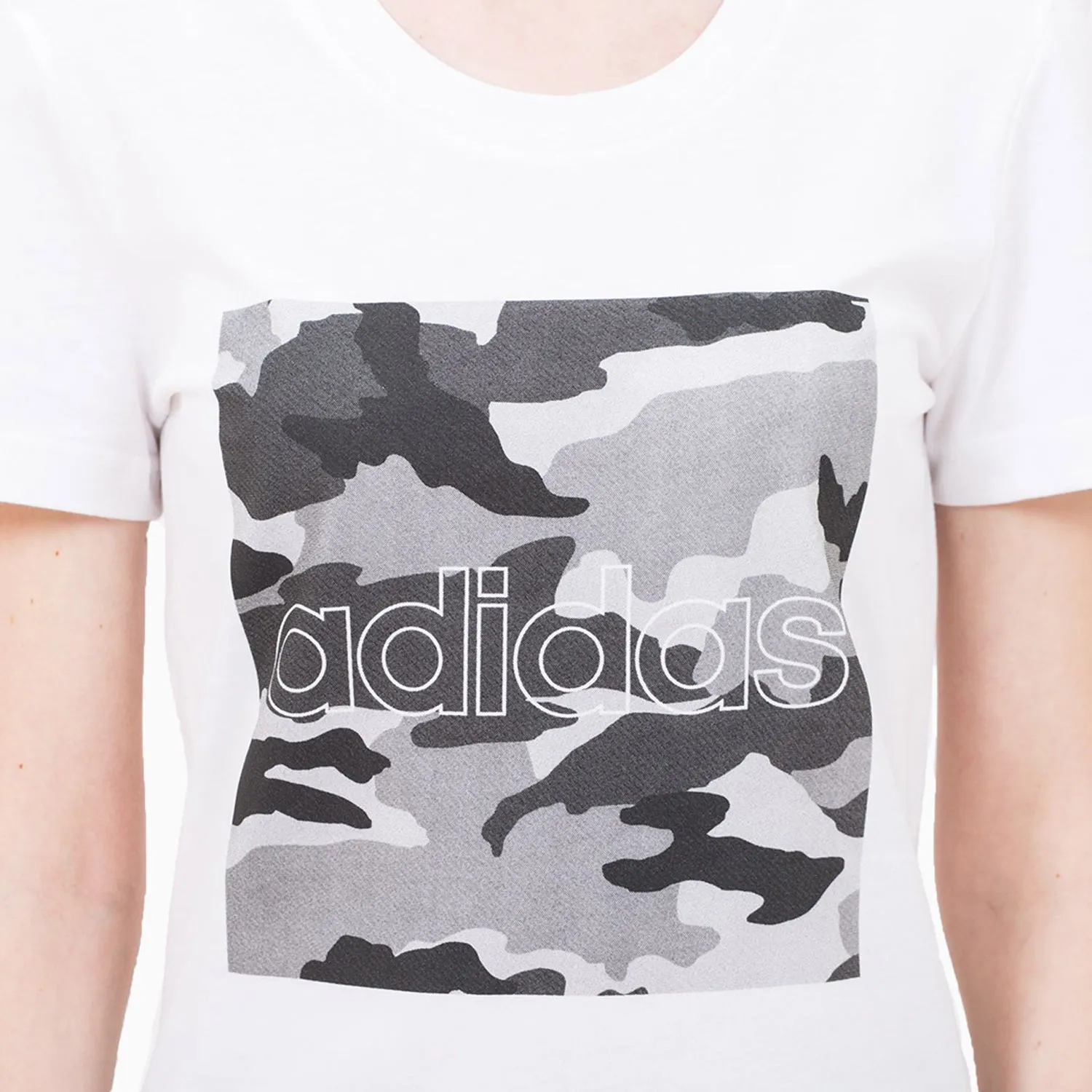 Women's Boxed Camo Graphic T Shirt