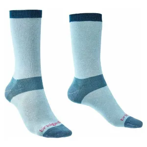 Womens  Bridgedale Liner Coolmax Base Layer Boot Socks - 2 Pack