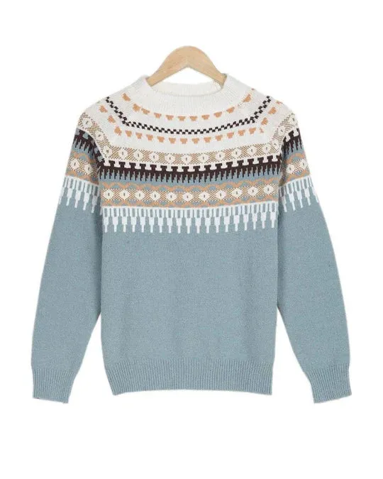 Women's Capucine long-sleeve printed sweater