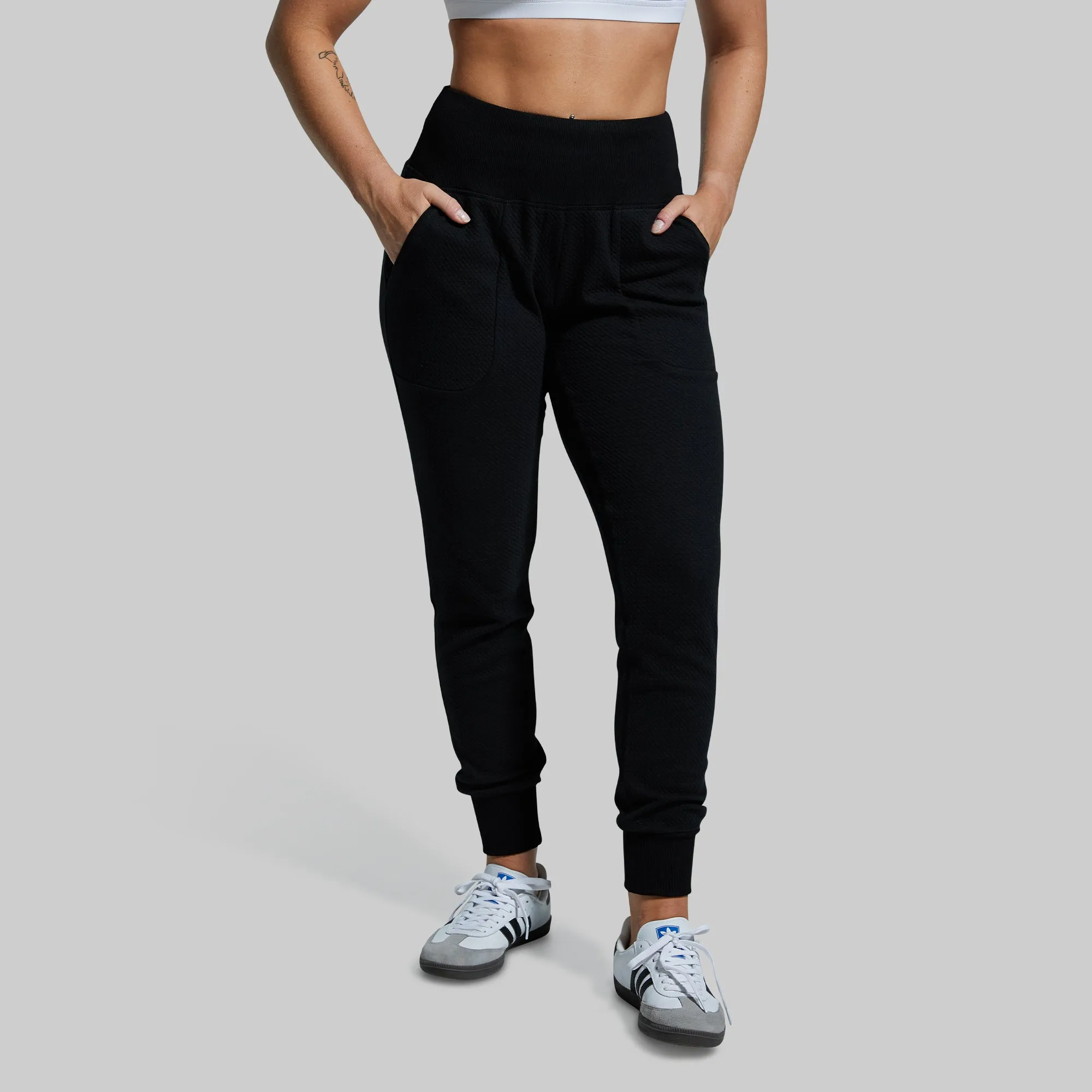 Women's Cloud Jogger Set (Black)