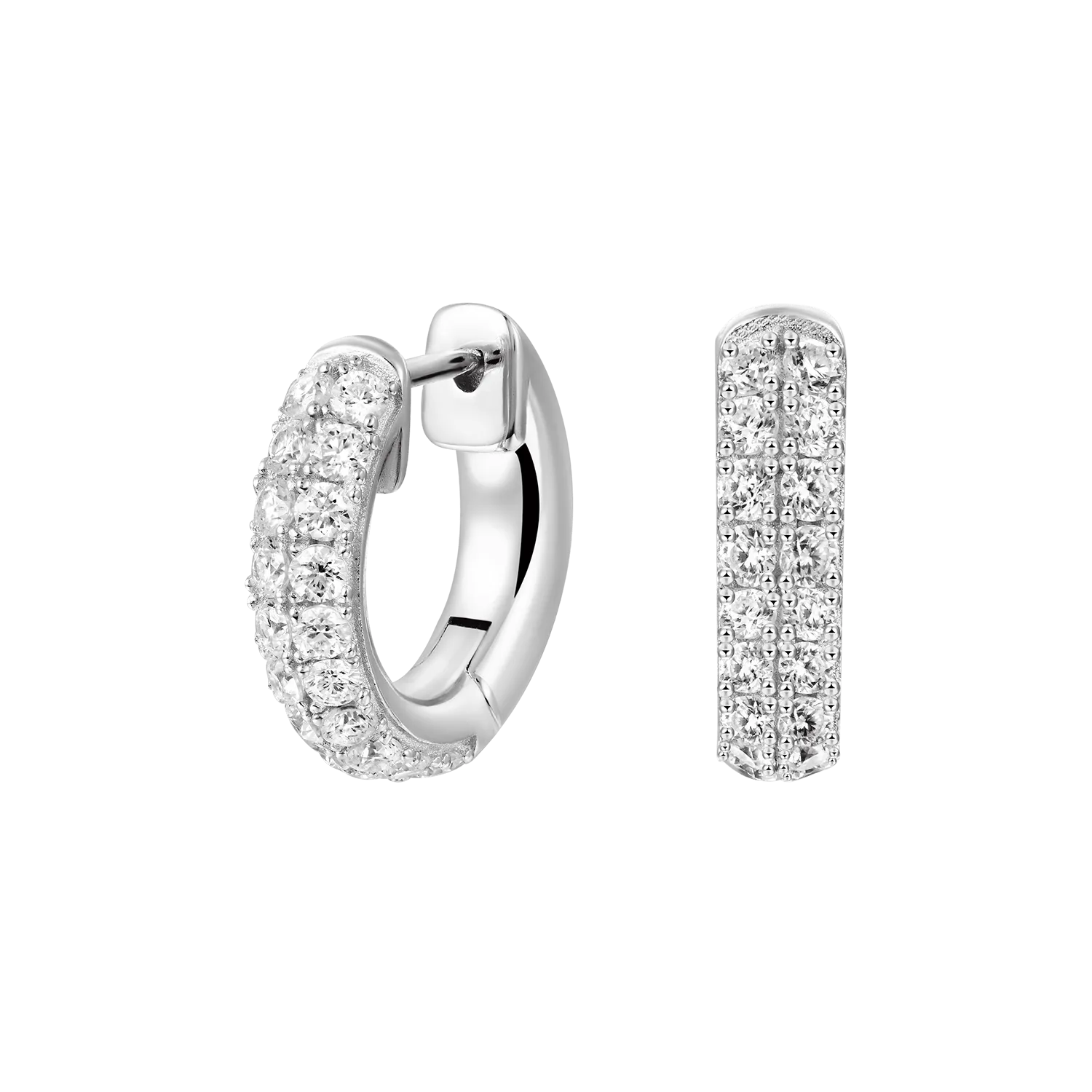Women's Double Row Hoop Earring