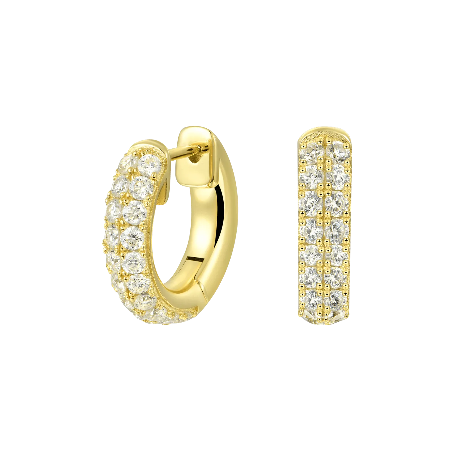 Women's Double Row Hoop Earring