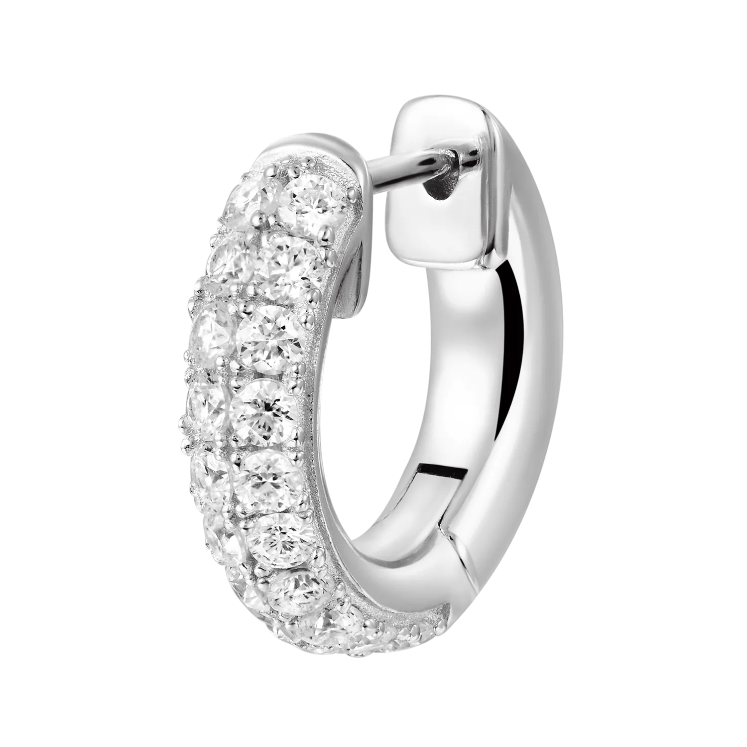 Women's Double Row Hoop Earring