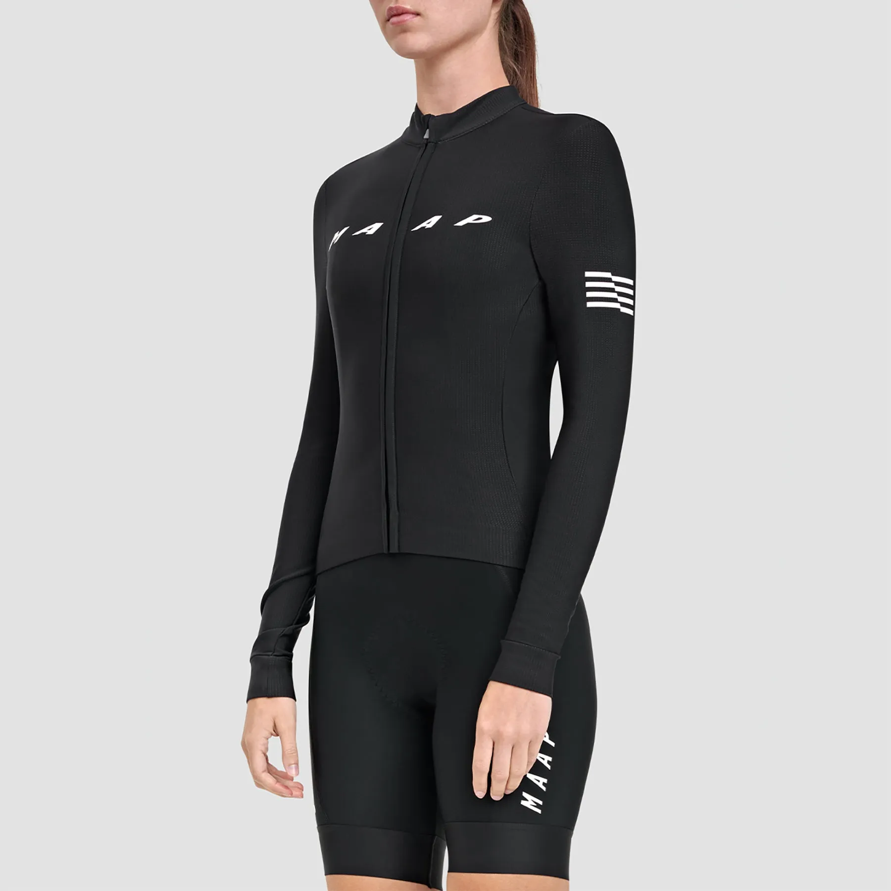 Women's Evade Thermal LS Jersey 2.0 - Black