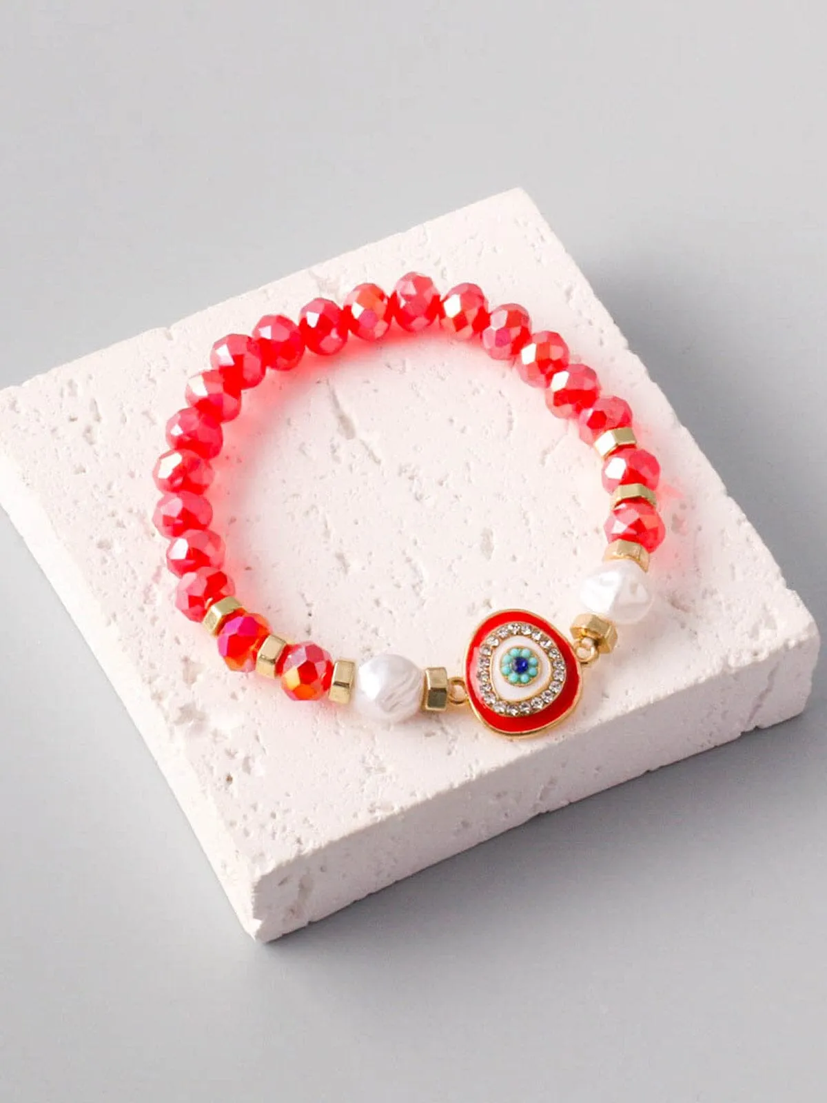 WOMEN'S FASHION MULTI COLORS EVIL EYE BRACELET