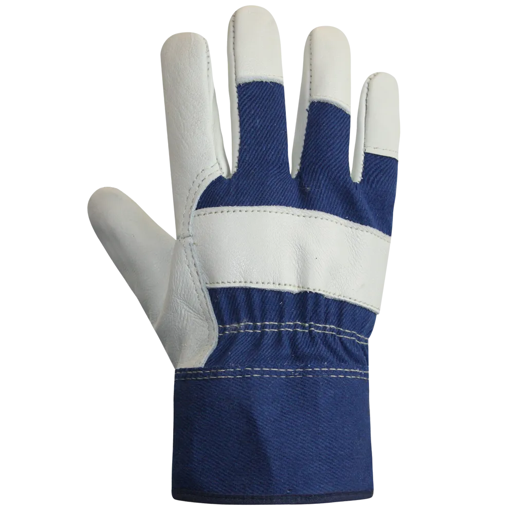 Women's Fleece Lined Cowhide/Cotton Gloves - 3036
