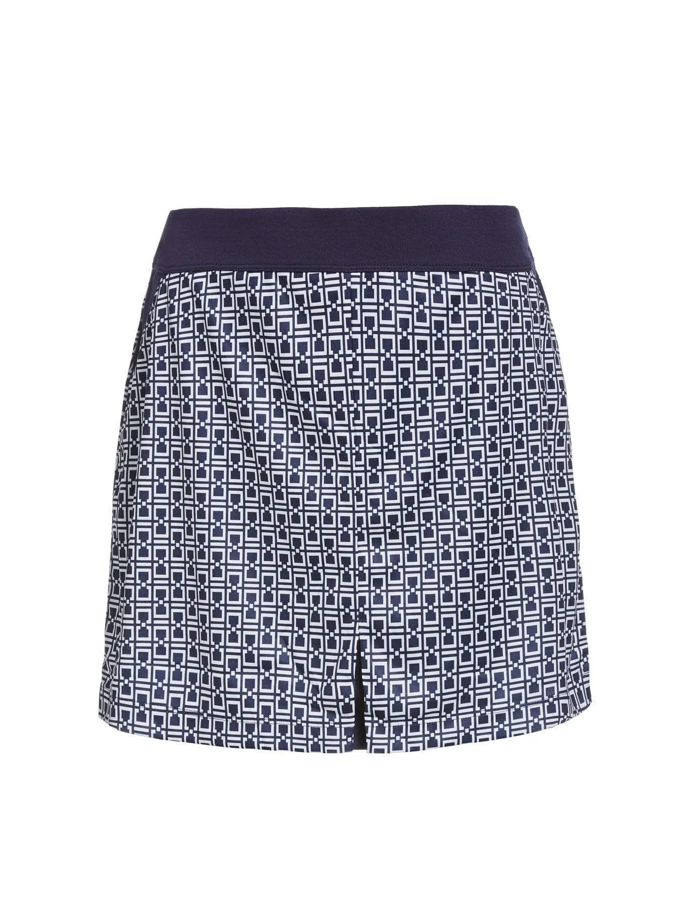 Womens Geo Print Skort with Front Slit