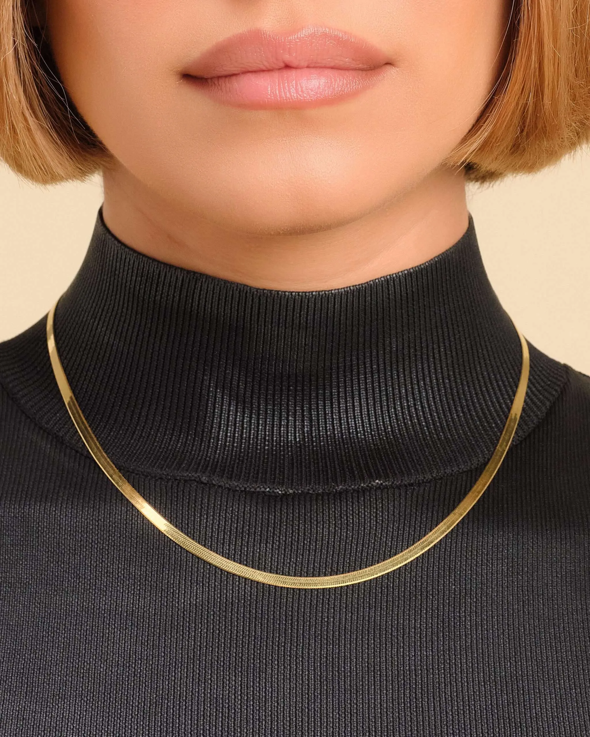 Women's Herringbone Chain - 3mm