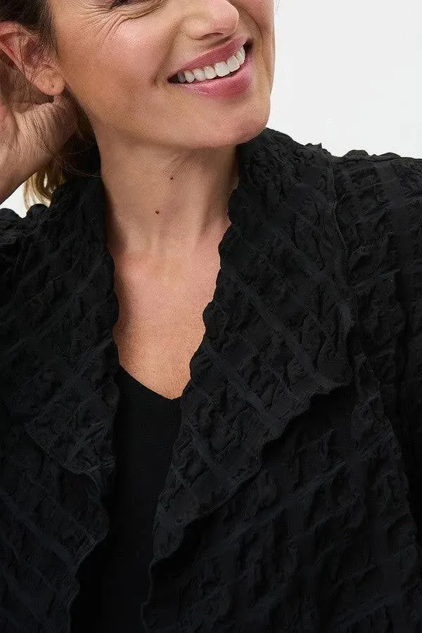 Women's Joseph Ribkoff | Crinkle Texture Cover Up | Black