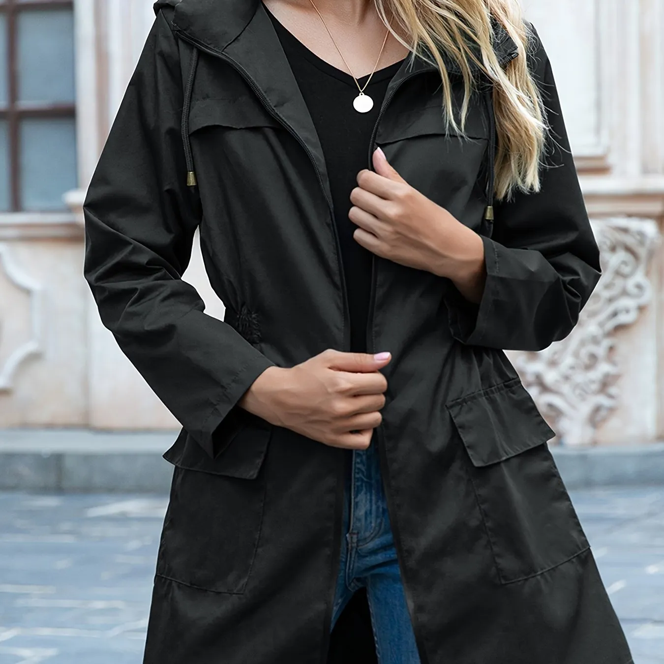 Women's Lightweight Rain Jacket | Waterproof Windbreaker, Breathable Fabric & Packable Design