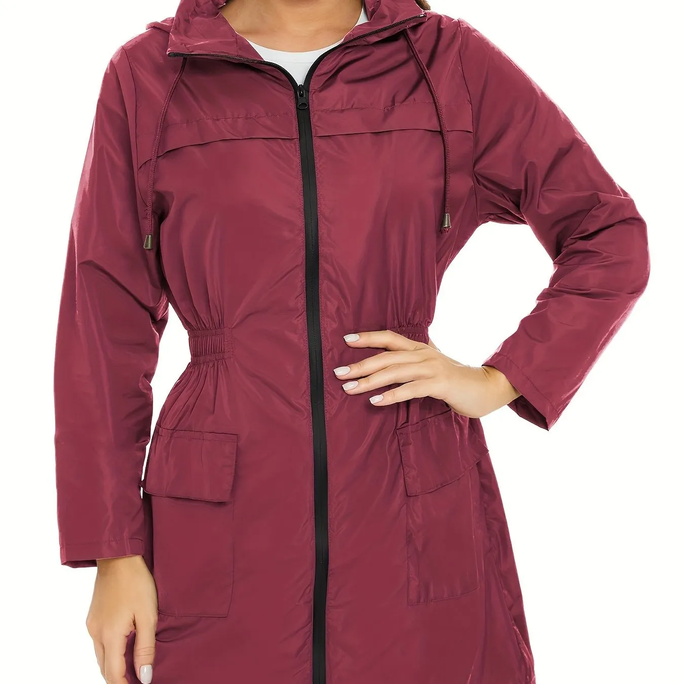 Women's Lightweight Rain Jacket | Waterproof Windbreaker, Breathable Fabric & Packable Design