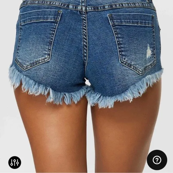 Women’s O'Neill Bowie Denim Jean Distressed Shorts Women's Size 27 NWT