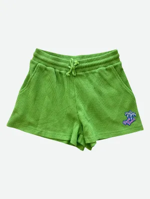 Women's Palm Waffle Shorts (Wasabi)