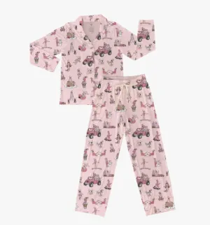 Women's Pink Elfie Bamboo Jammies | Sweep P Baby Co