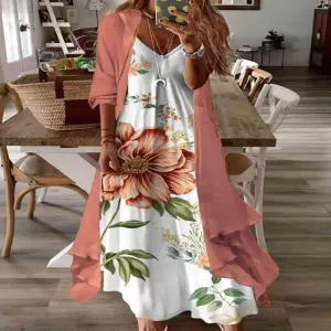 Women's Printed Holiday Sling Maxi Dress India