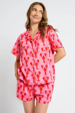 Women's Pyjama Set in Lobsters