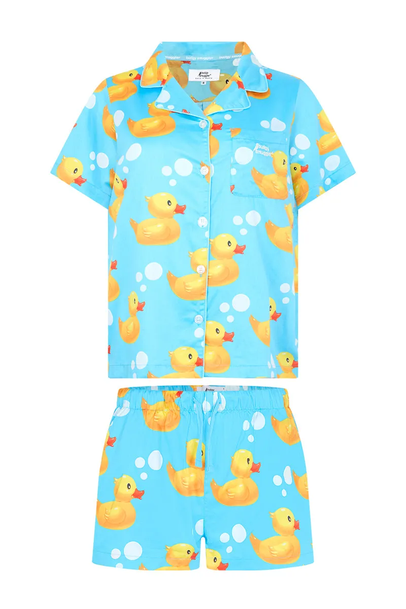 Women's Pyjama Set in Rubber Ducks