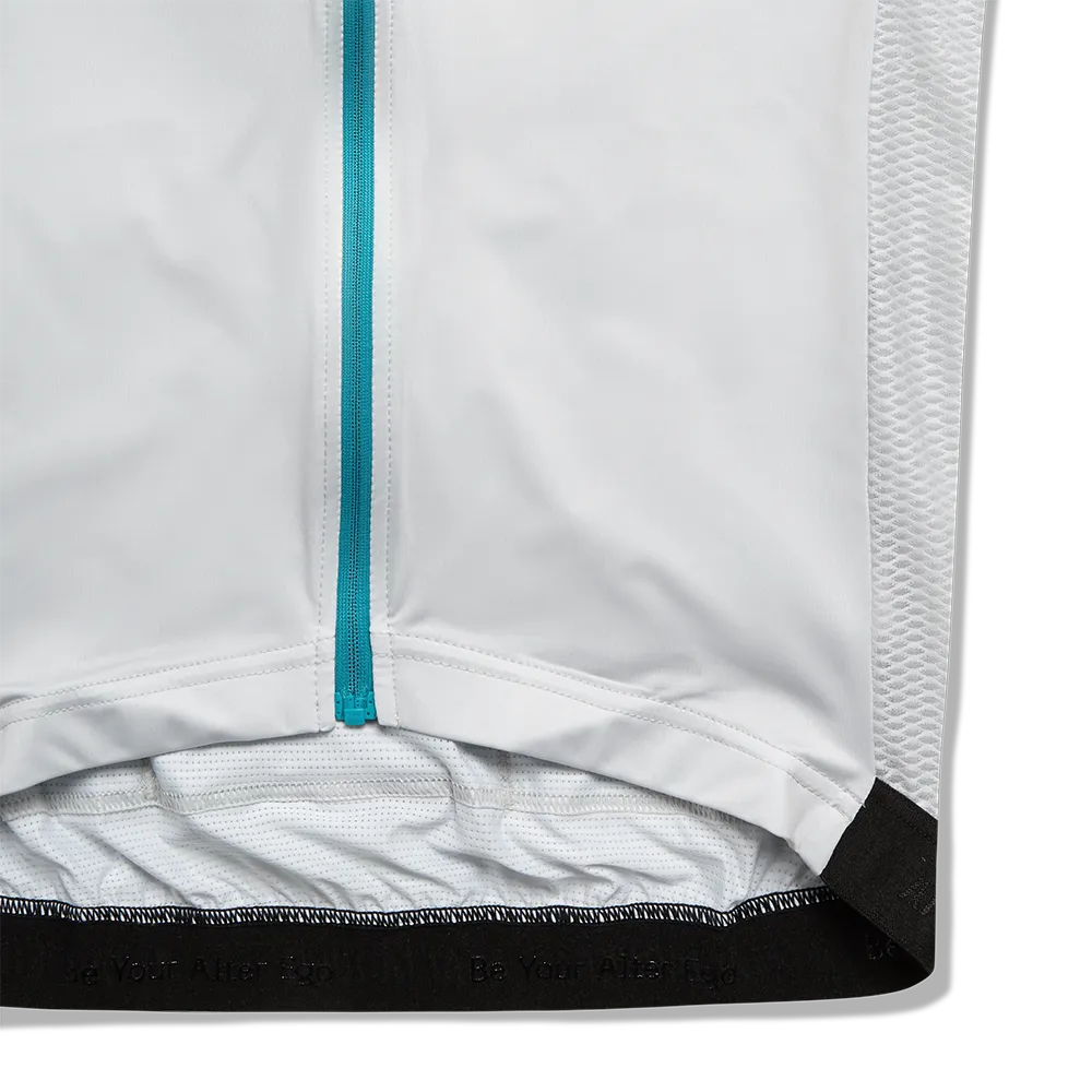Women's Race Jersey Cream/Steel Blue