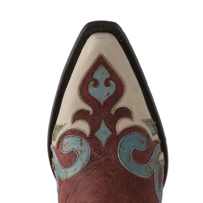 WOMEN'S RED ROYAL LANE BOOT LB0344E