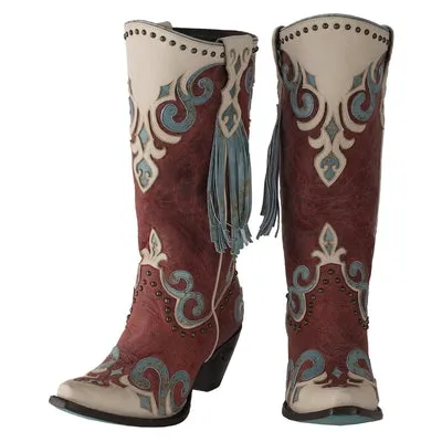 WOMEN'S RED ROYAL LANE BOOT LB0344E