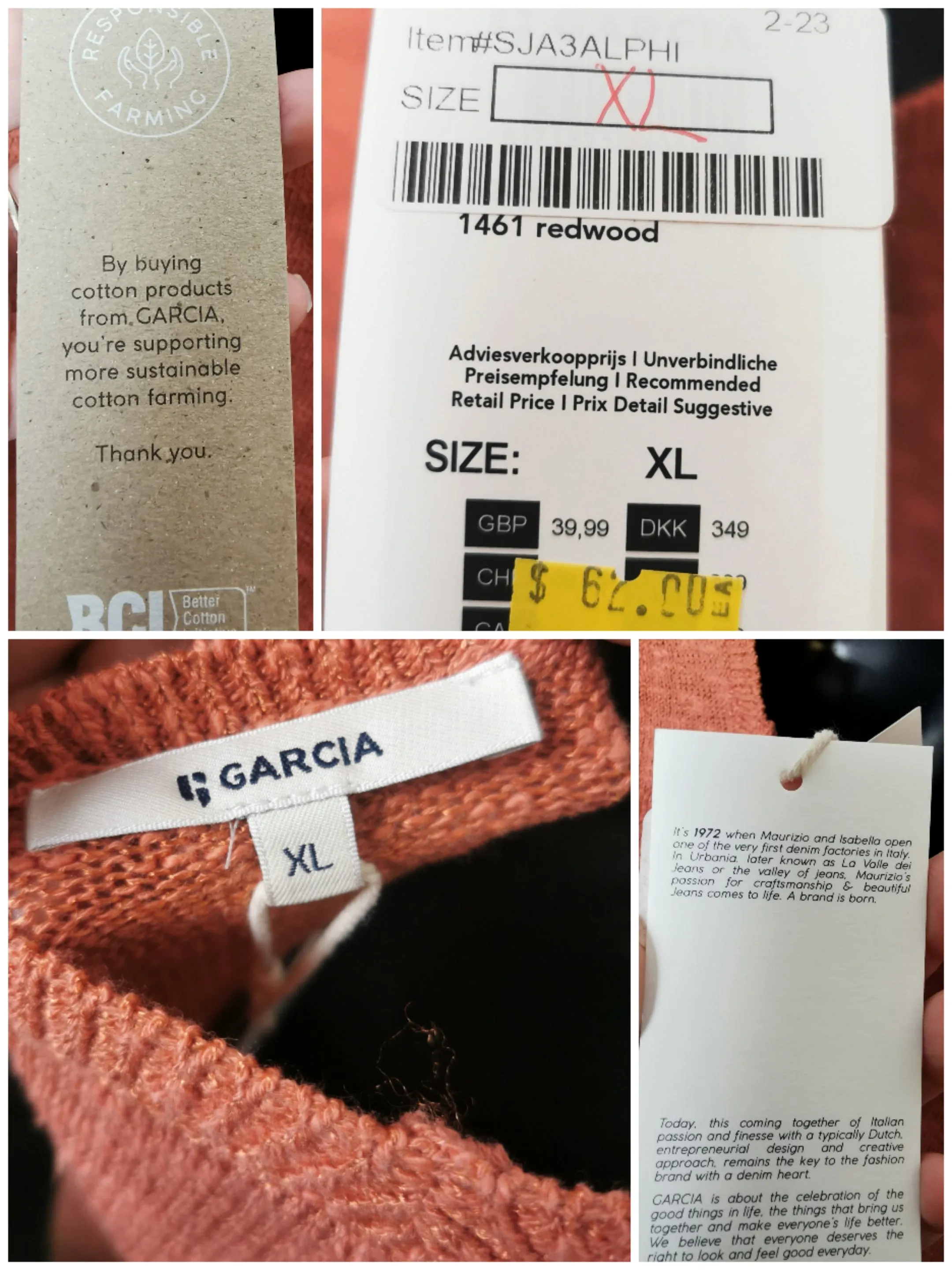 WOMENS SIZE XL - GARCIA, Soft Knit, Square Neck Tank Top NWT B58