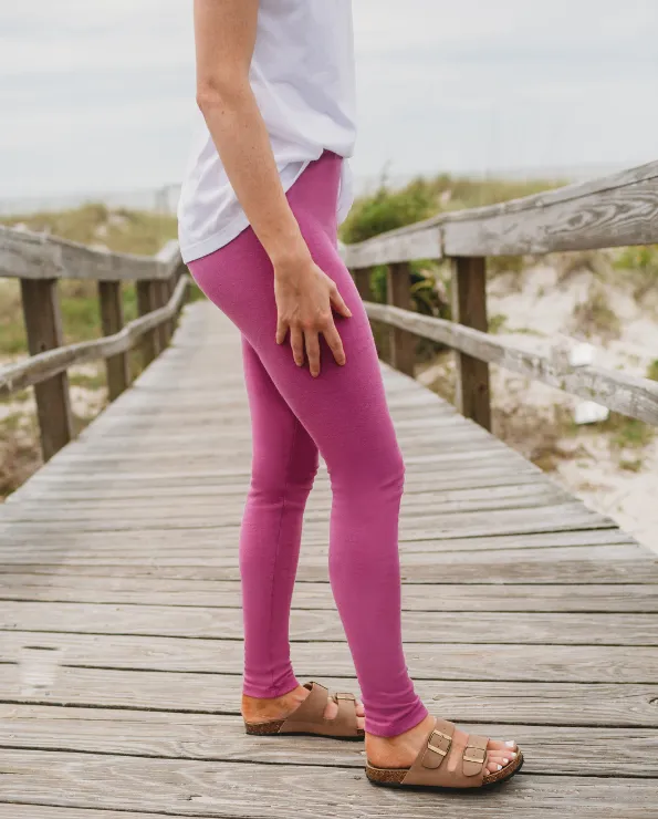 Women's Soft 100% Cotton Petite Leggings | Road