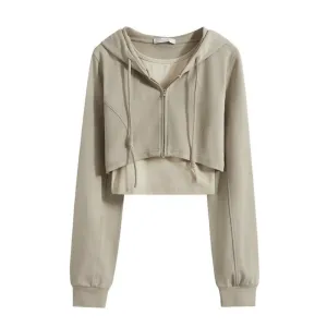 Women's Solid Color Hoodie