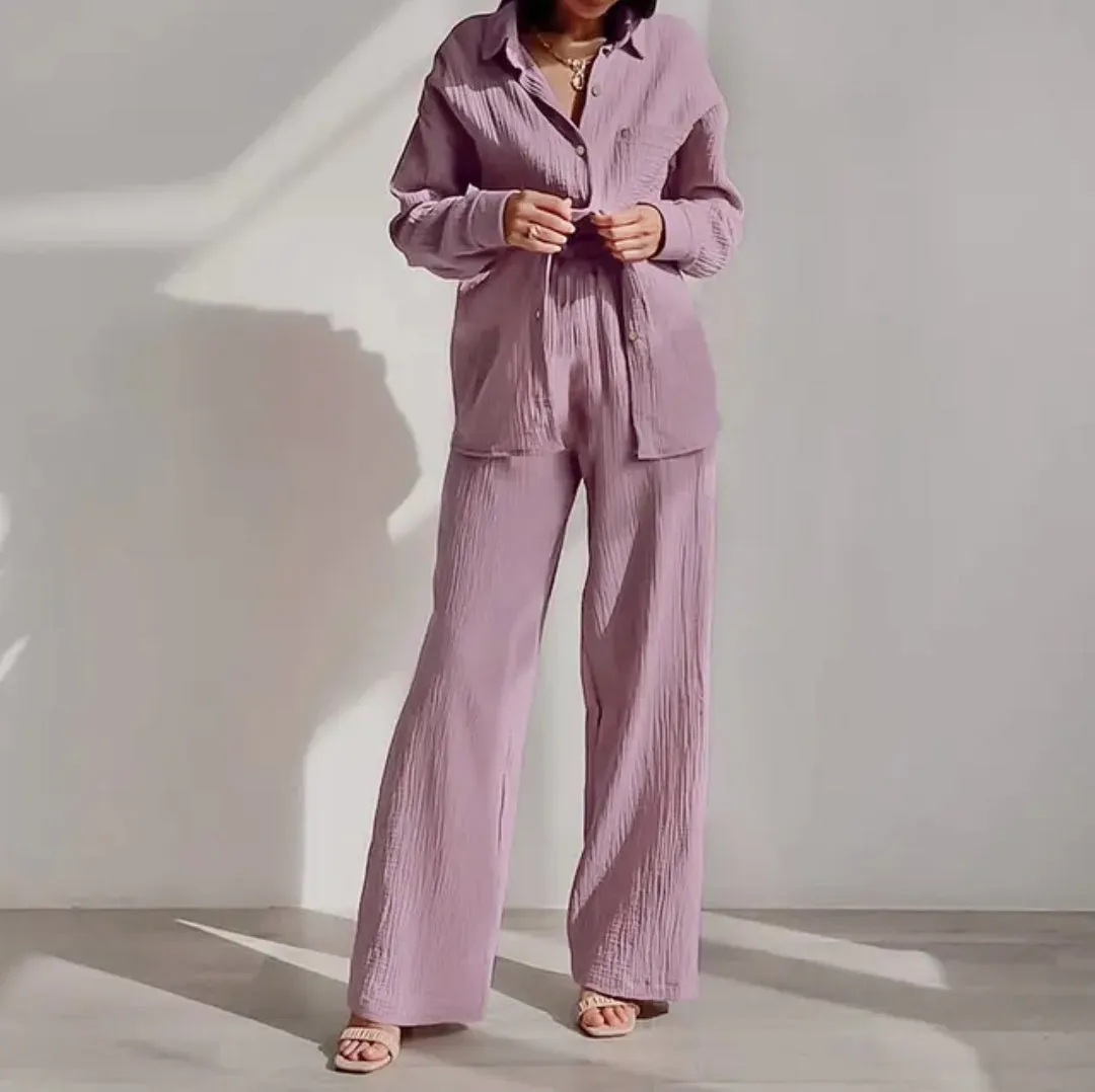Women's Stylish Jam Cords Set(TOP BOTTOM)